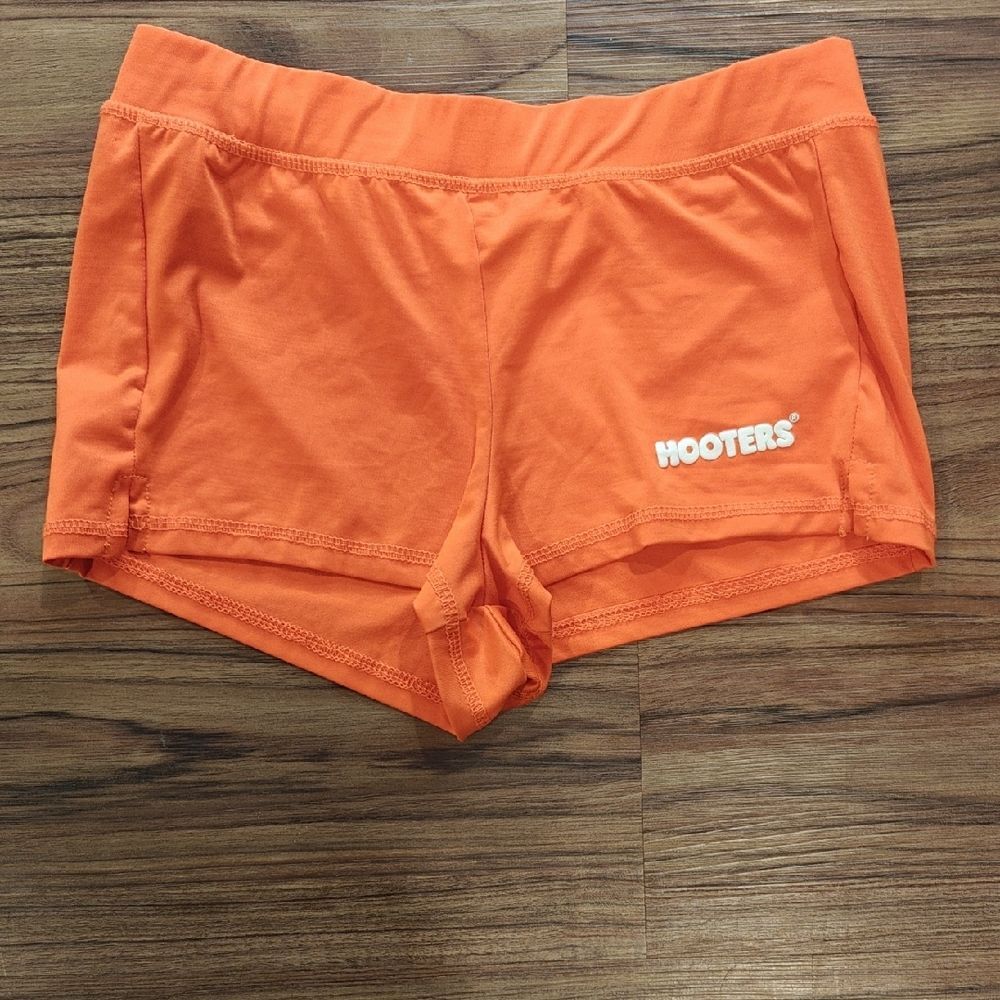 Hooters Orange Athletic Shorts